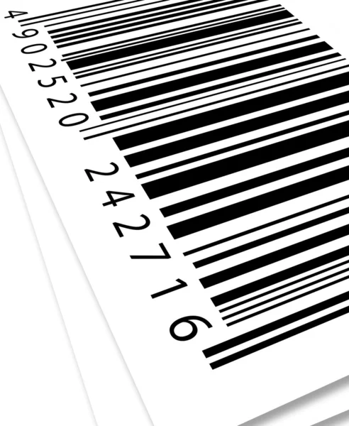 Barcode-Etikett — Stockfoto
