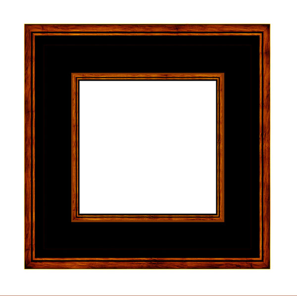 Wood Picture Frame with mount