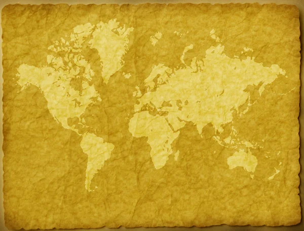 Vintage παγκόσμιο χάρτη — Φωτογραφία Αρχείου