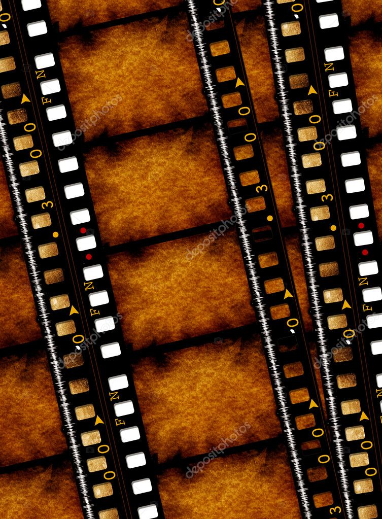 Old 35 mm movie Film — Stock Photo © janaka #1854935