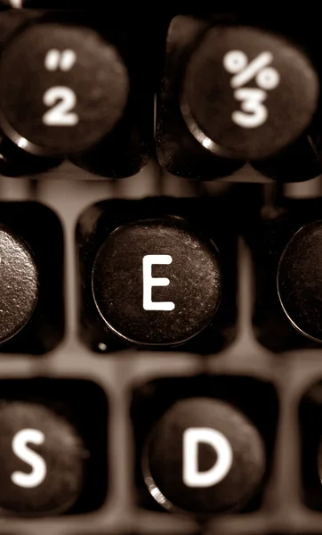 Tecla de máquina de escribir — Foto de Stock