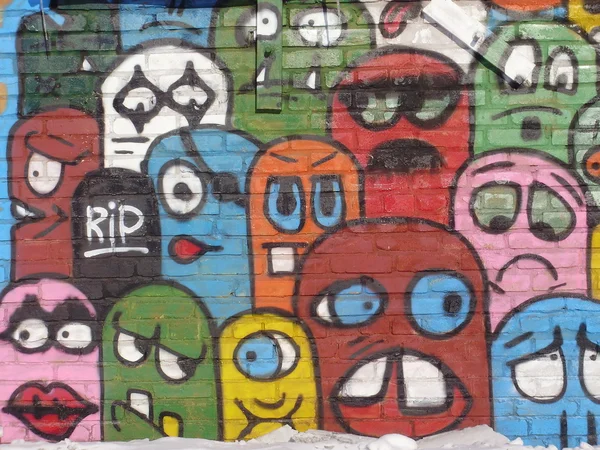 Graffiti. Mood. — Stock Photo, Image