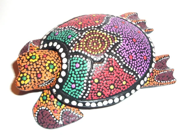 stock image Sea turtle colorful.