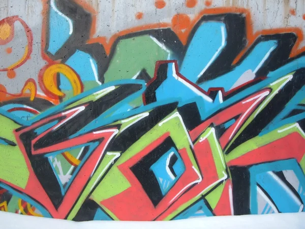 Graffiti.abstraction.艺术. — 图库照片