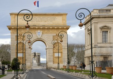 Arc de Triomphe, Montpellier clipart