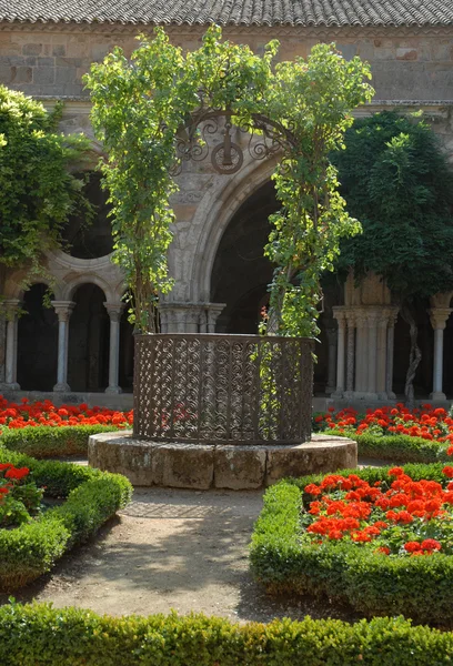 stock image Old well in an abbey