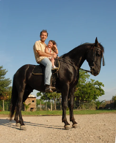 马背上骑术 — 图库照片