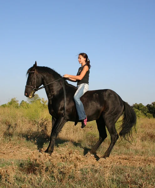 Jízda na koni — Stock fotografie