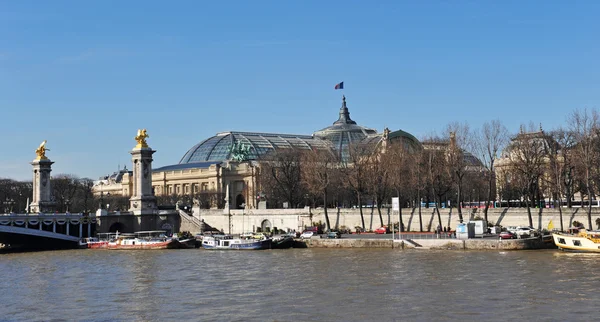 Pont Alexander III and the Grand Palais — Stock Photo, Image