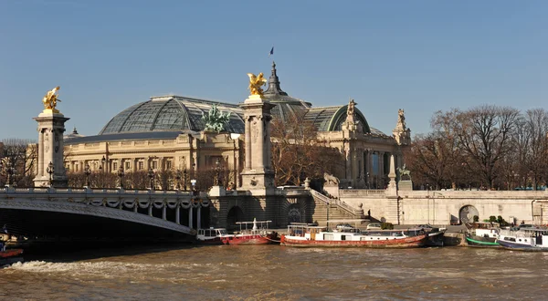 Pont Alexander III et the Grand Palais — Stock Photo, Image