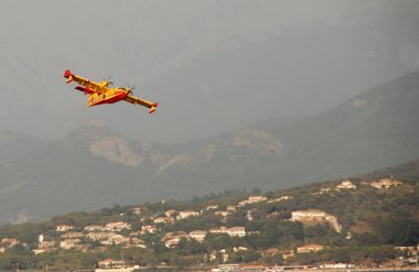 Canadair in Corsica clipart