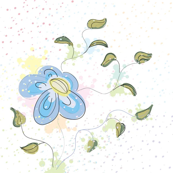 Пастельні весна квітка — стоковий вектор