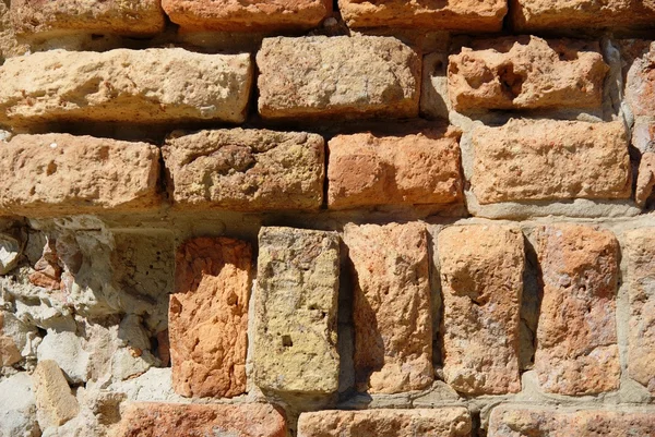 Детали кирпичной стены — стоковое фото
