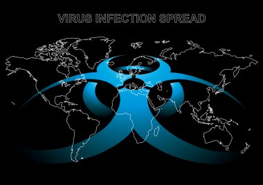 Virus danger clipart