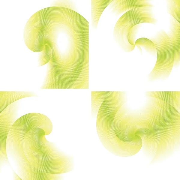 Ensemble abstrait de fond fractal — Image vectorielle