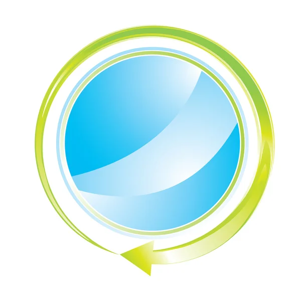 Green concept icon — Stock Vector