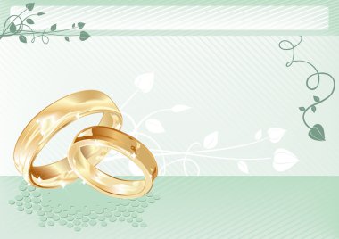 Wedding card clipart