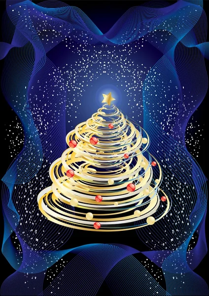 Feuillage de Noël — Image vectorielle
