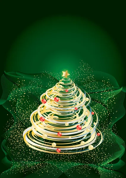 Follaje del árbol de Navidad — Archivo Imágenes Vectoriales