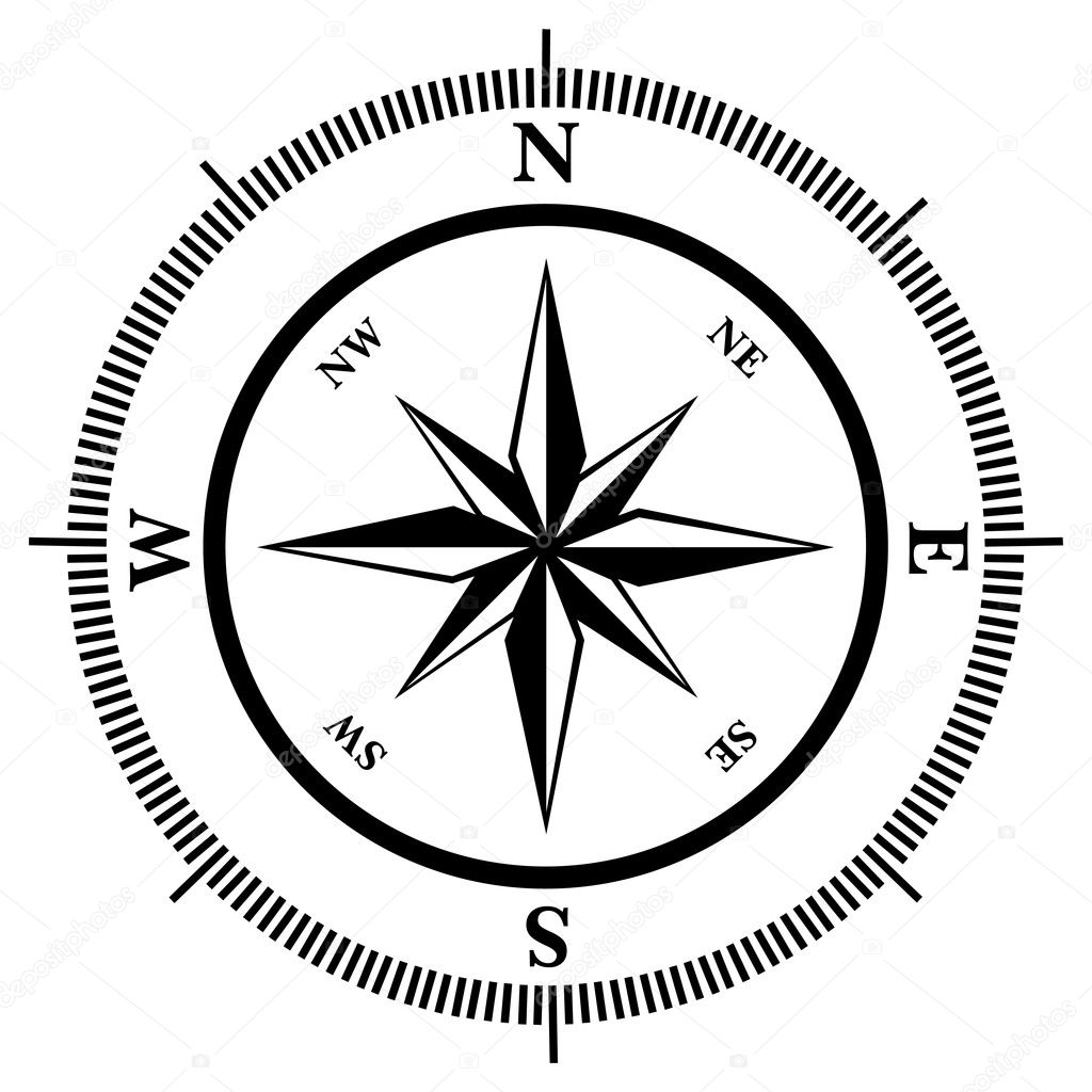 Compass rose, Compass, Compass rose design