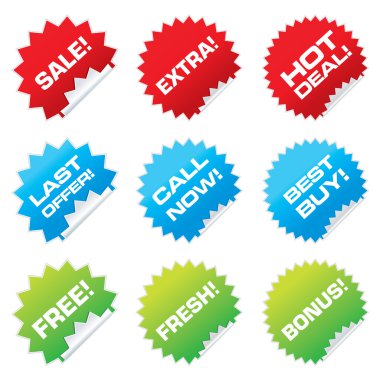 Sale stickers clipart