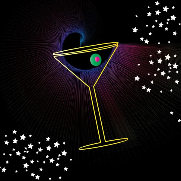 Martini drankje — Stockvector
