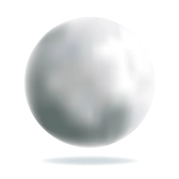 Shiny Silver Ball — Stock Vector