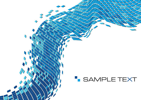 синий абстрактный фон