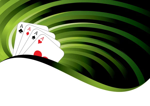Hintergrund des Glücksspiels — Stockvektor
