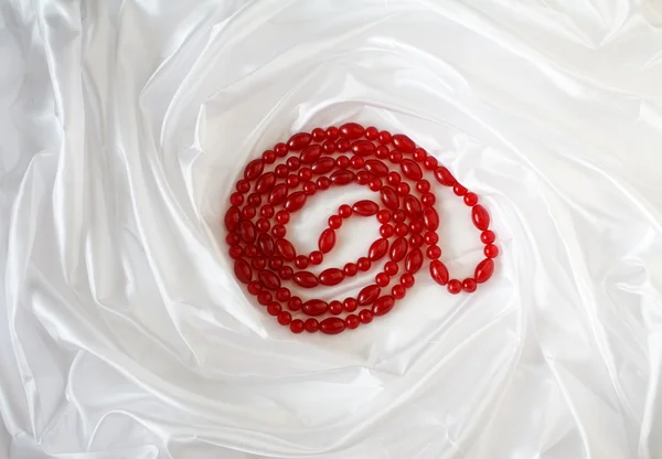 stock image Beads on a white background