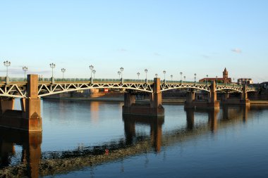 A bridge in Toulouse. clipart