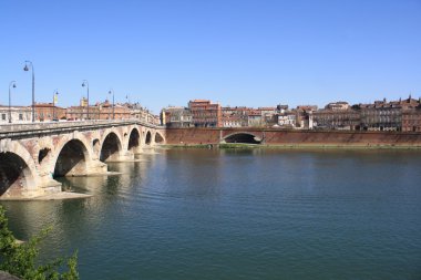 La Garonne, Toulouse. clipart