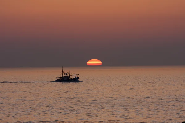 stock image Slept by sun on the trawler