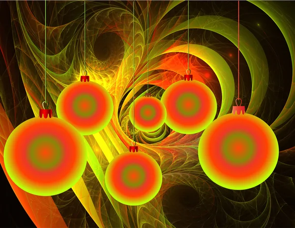 Dinamik parlak fractal — Stok fotoğraf