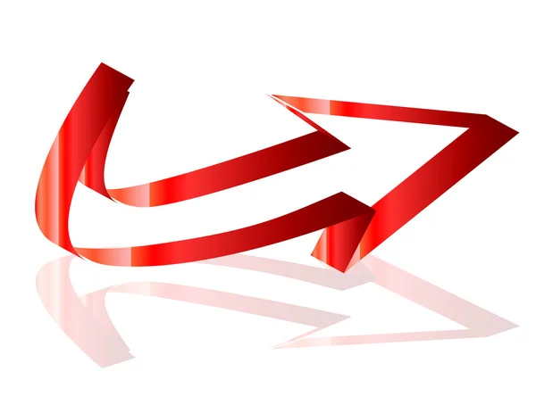 stock image Arrow red metal