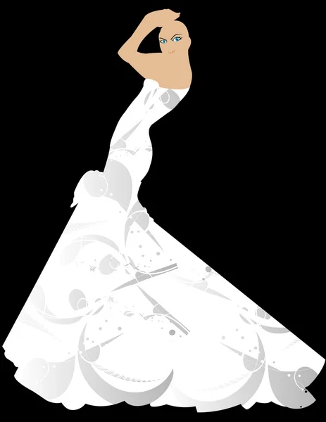 Женщины в свадебной невесте — стоковый вектор