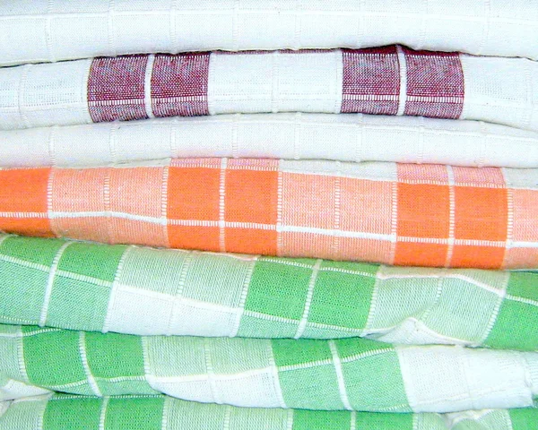 Modèle textile à carreaux colorés — Photo