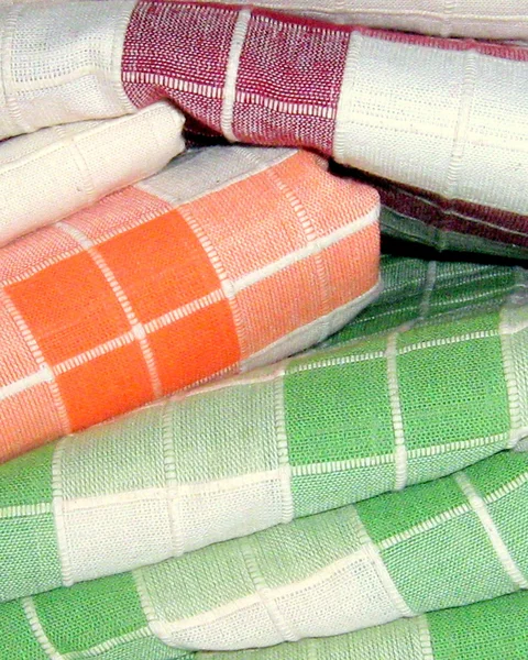 Modèle textile à carreaux colorés — Photo