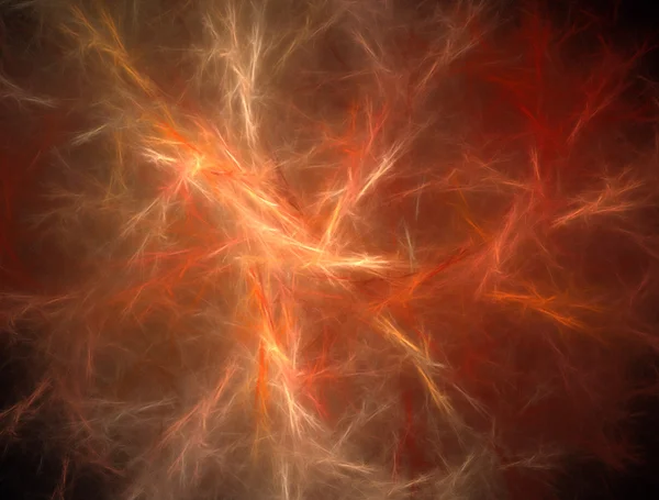 Hintergrund. Fraktale Flamme — Stockfoto