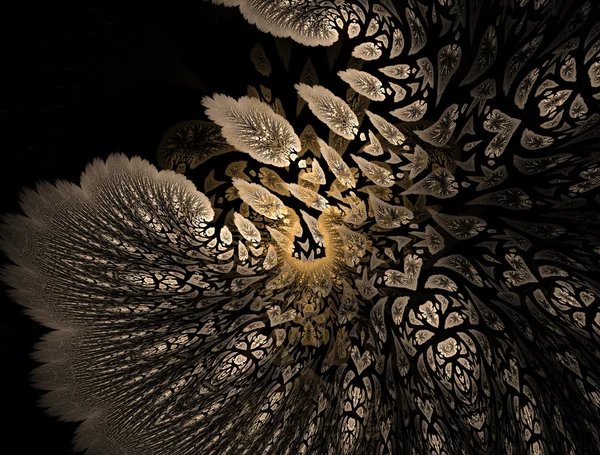 Sonbahar fraktal arka plan — Stok fotoğraf