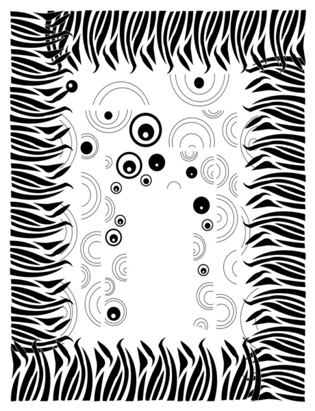 Tapis noir et blanc  , — Image vectorielle
