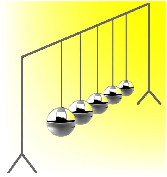 Jouet boules cinétiques — Image vectorielle