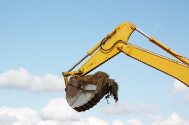 Earthmoving and excavation clipart