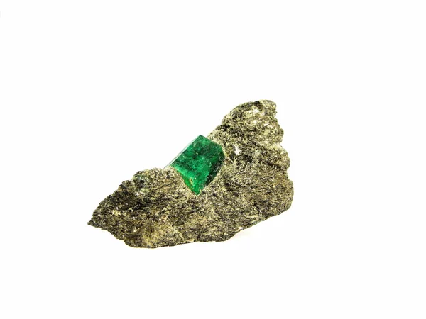 Smaragdový krystal, kámen může — Stock fotografie