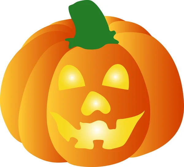 Una ilustración de una calabaza de halloween —  Fotos de Stock