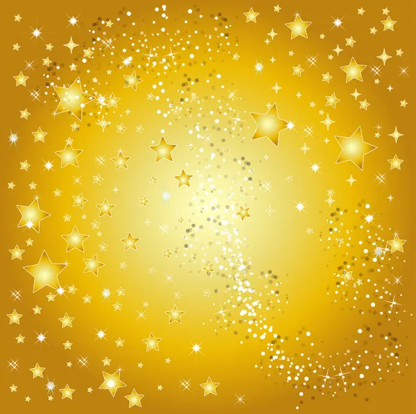 Altın yıldız arka plan — Stok fotoğraf