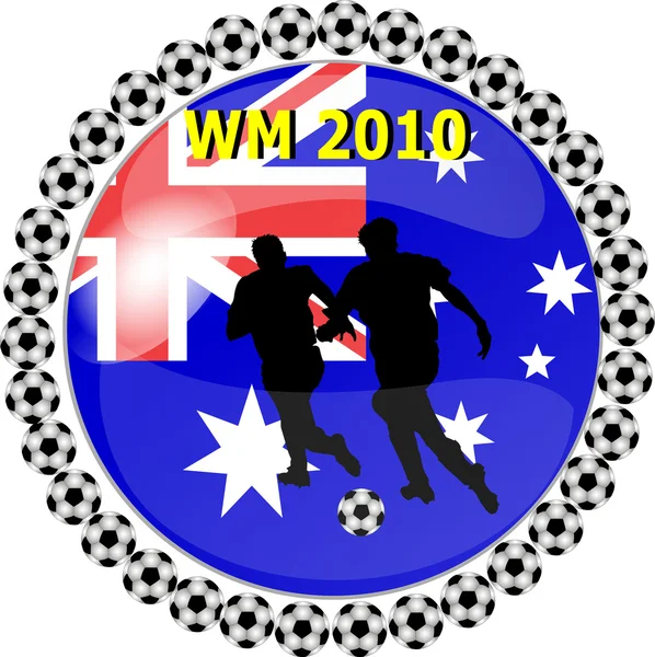 世界選手権ボタン オーストラリア — ストック写真
