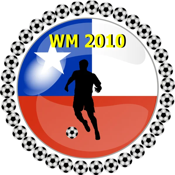 World championship button chile — Stock Photo, Image