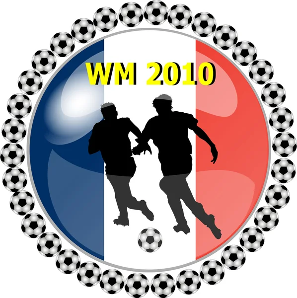Wereldkampioenschap knop Frankrijk — Stockfoto