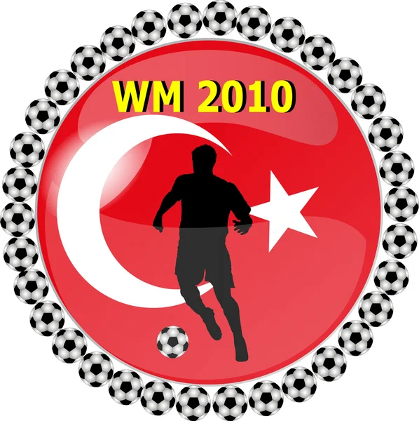 Wereld kampioenschap knop Turkije — Stockfoto